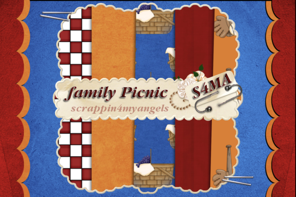 Download Family Picnic Scrapkit - Family picnic Collection