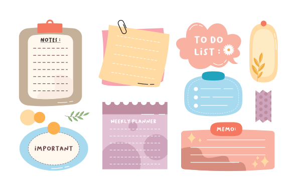 Download Cute Hand-Drawn Bullet Journal Element - Raw Collection