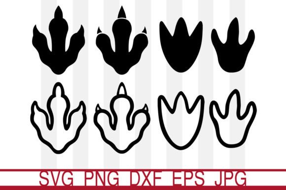 Download Dinosaur Footprints, Dinosaur Tracks Svg - Dinosaur Collection
