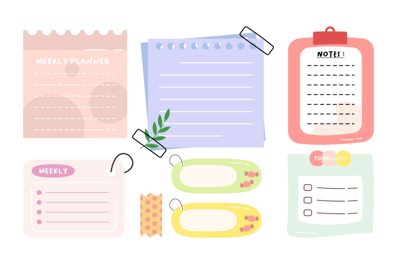 Download Cute Hand-Drawn Bullet Journal Element - Raw Collection