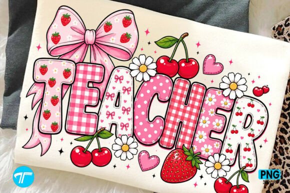 Download Preppy Teacher Strawberry Summer Shirt - Raw Collection