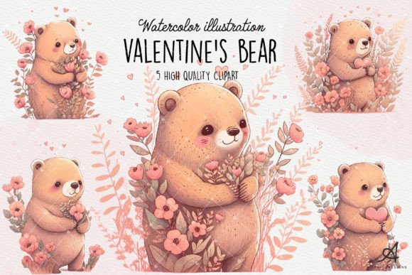 Download Watercolor Little Bear Clipart - Little bear clipart Collection